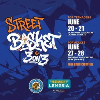 Street Basket 3on3: Τουρνουά Μπάσκετ Νέων και Ενηλίκων στη Λεμεσό