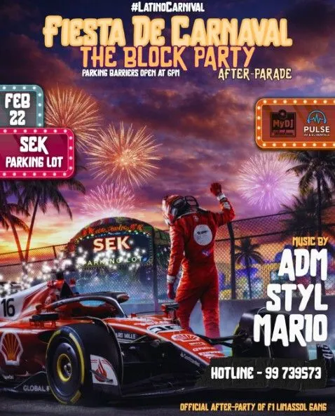 Mojo X Carnival After-Party - Street Block Party στη Λεμεσό