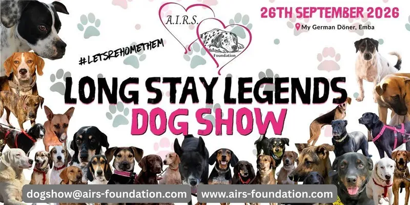 Long Stay Legends Dog Show: Εκδήλωση Υιοθεσίας στην Πάφο