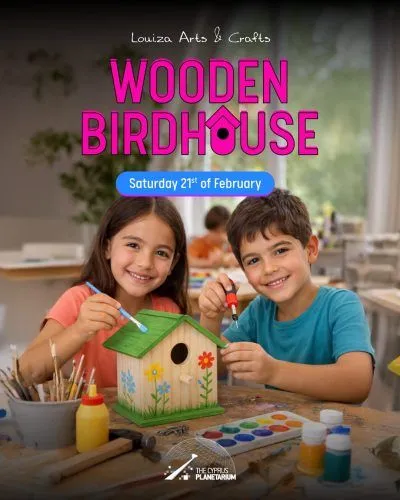 Искусство и ремесла – Wooden Birdhouse: творческая мастерская в Никосии