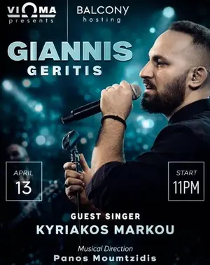 Giannis Geritis Live: Easter Night at Balcony Live Venue