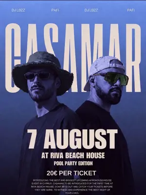 Casamar: Afro House Pool Party at Riva Beach House
