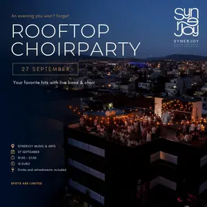 Rooftop ChoirParty: Group Singing Evening in Limassol