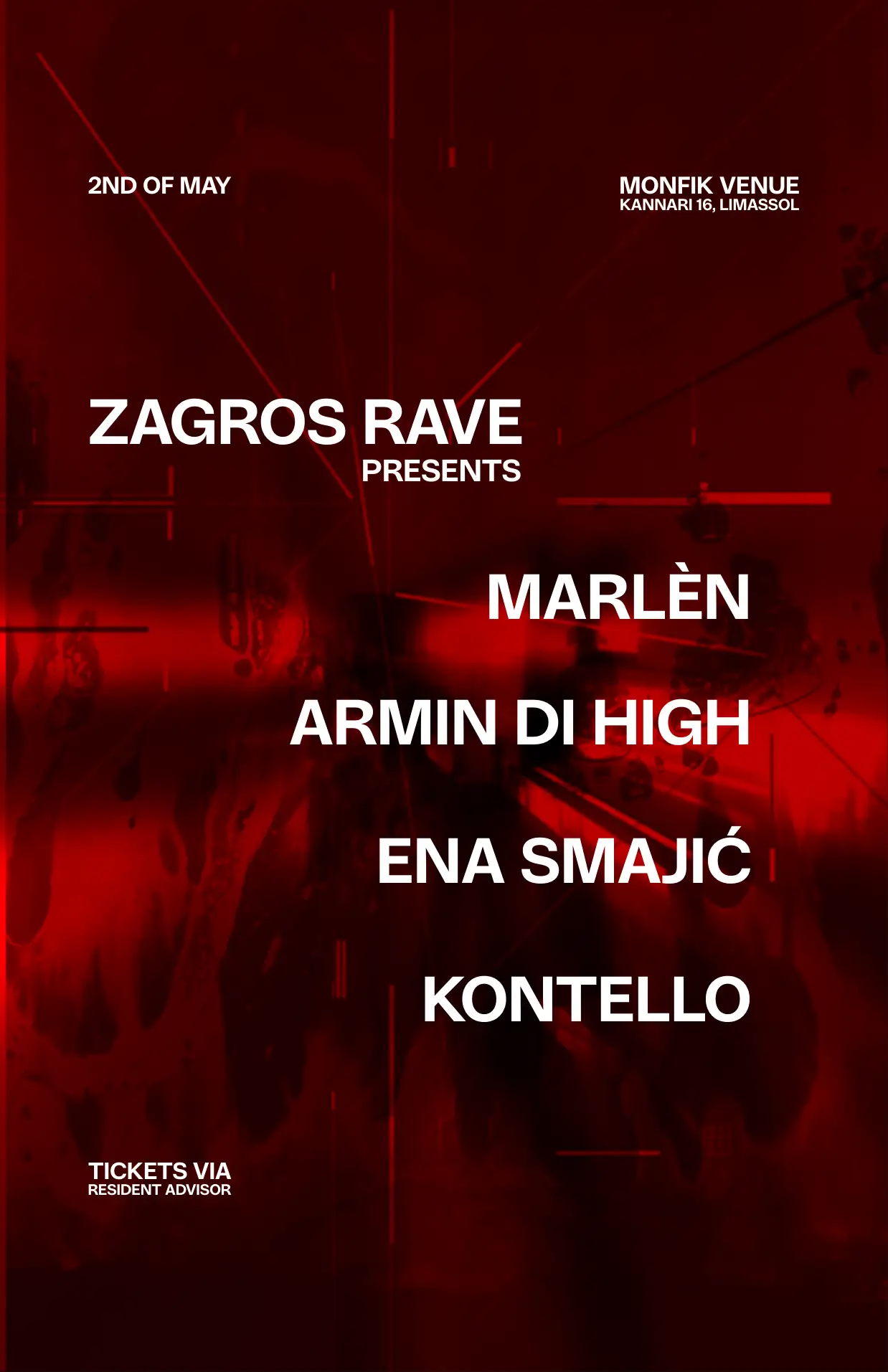 Zagros Rave Presents Ena & Armin Di High, KONTELLO