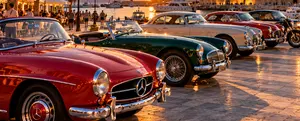 Classic Cars at Paphos Harbor
