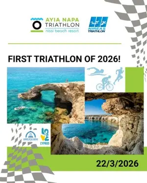 Ayia Napa Triathlon 2026: Swim • Bike • Run