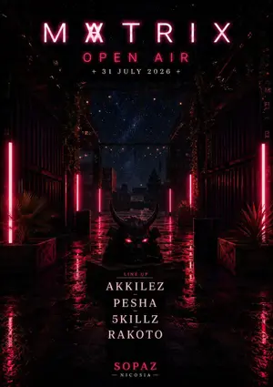 Matrix Open Air: Underground Techno Rave в Sopaz, Никосия