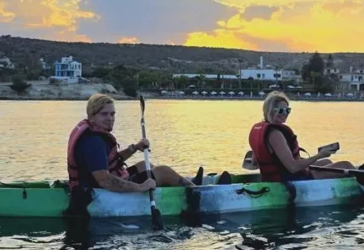 Sunset Sea Kayaking at Governor's Beach