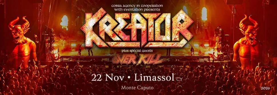 KREATOR with special guests OVERKILL