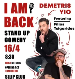 Demetris Yio – I Am Back: Stand-Up Comedy Night in Nicosia