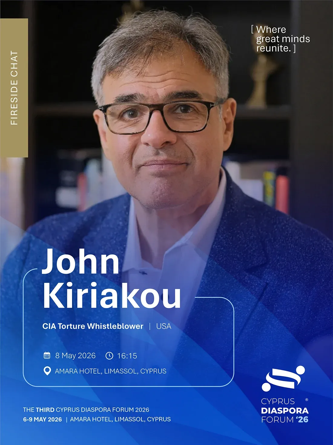 John Kiriakou - events in Cyprus