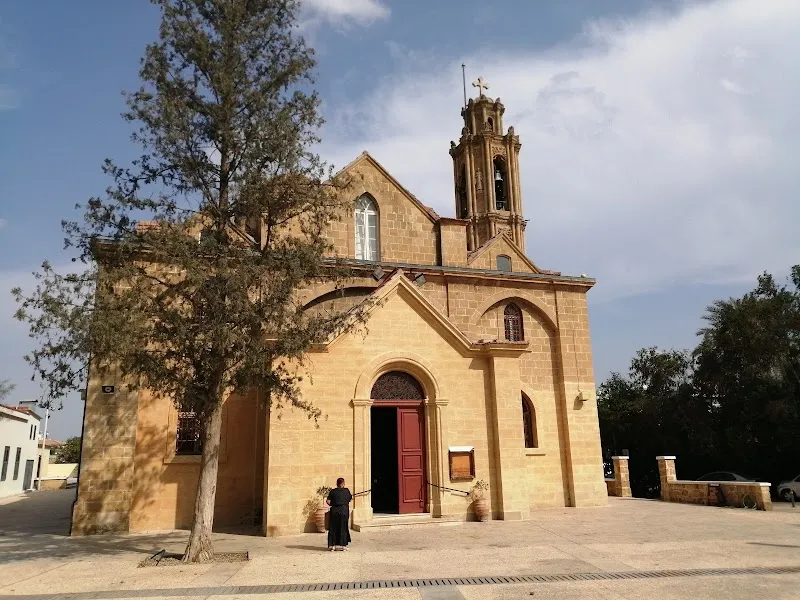 Courtyard of Agia Varvara Church - venue in Nicosia, Cyprus
